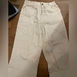Khaki wide leg jeans from H&M! Size 10